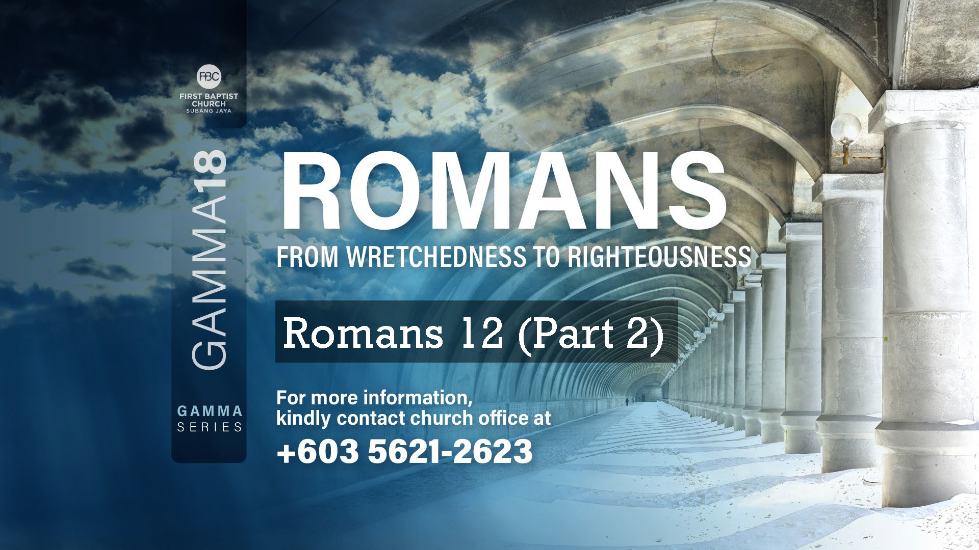 Slides For Gamma 18 Romans Study 19